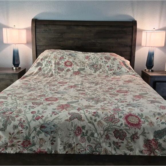 Pottery Barn Marie Palampore Floral 100% Cotton Duvet Cover Full/Queen - Picture 3 of 8